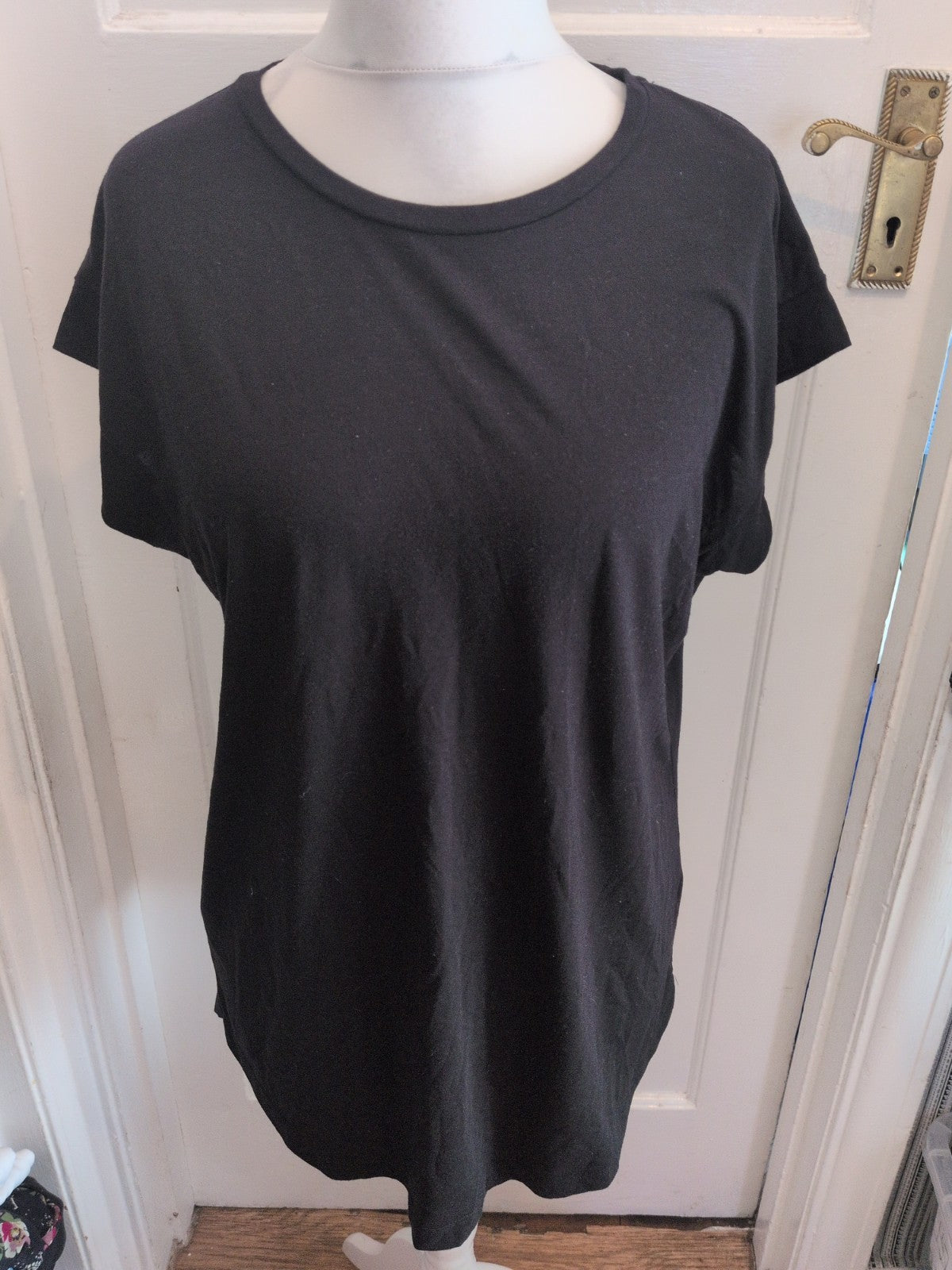 Primark Medium Black Shirt Sleeve T-shirt Dress