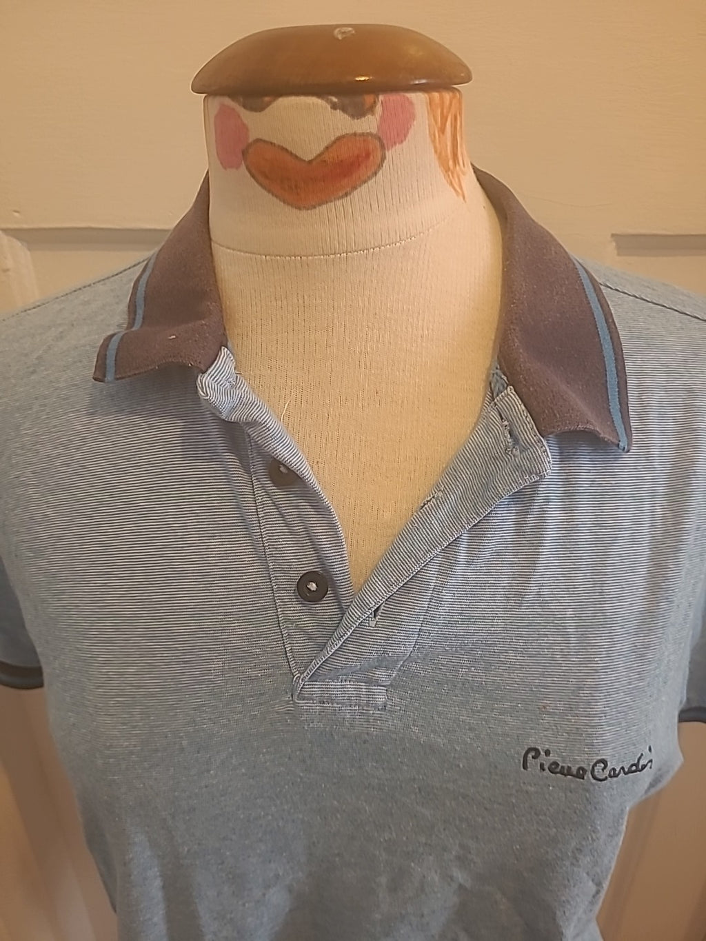 Mens Pierre Cardin Size Small Regular Fit Pale Blue Polo