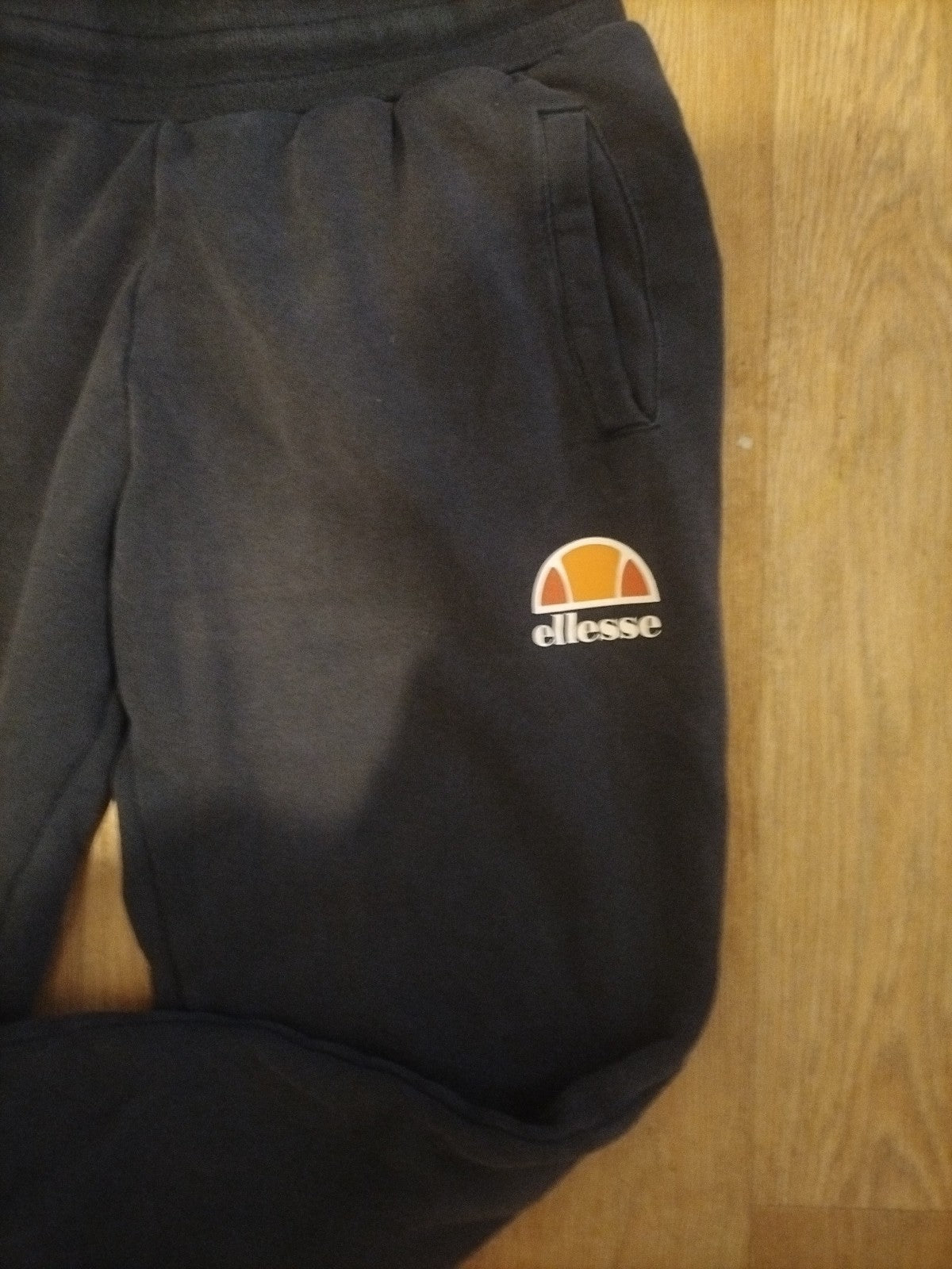 Ladies Ellesse Size 10 Charcoal Elasticated Joggers