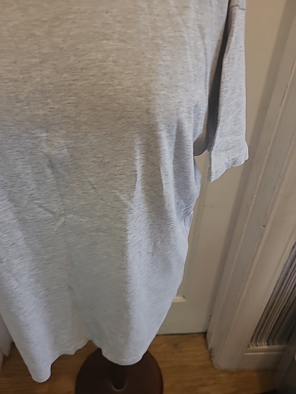 Mens Fruits Of The Loom Size XL Grey Short Sleeved Cotton Tshirt