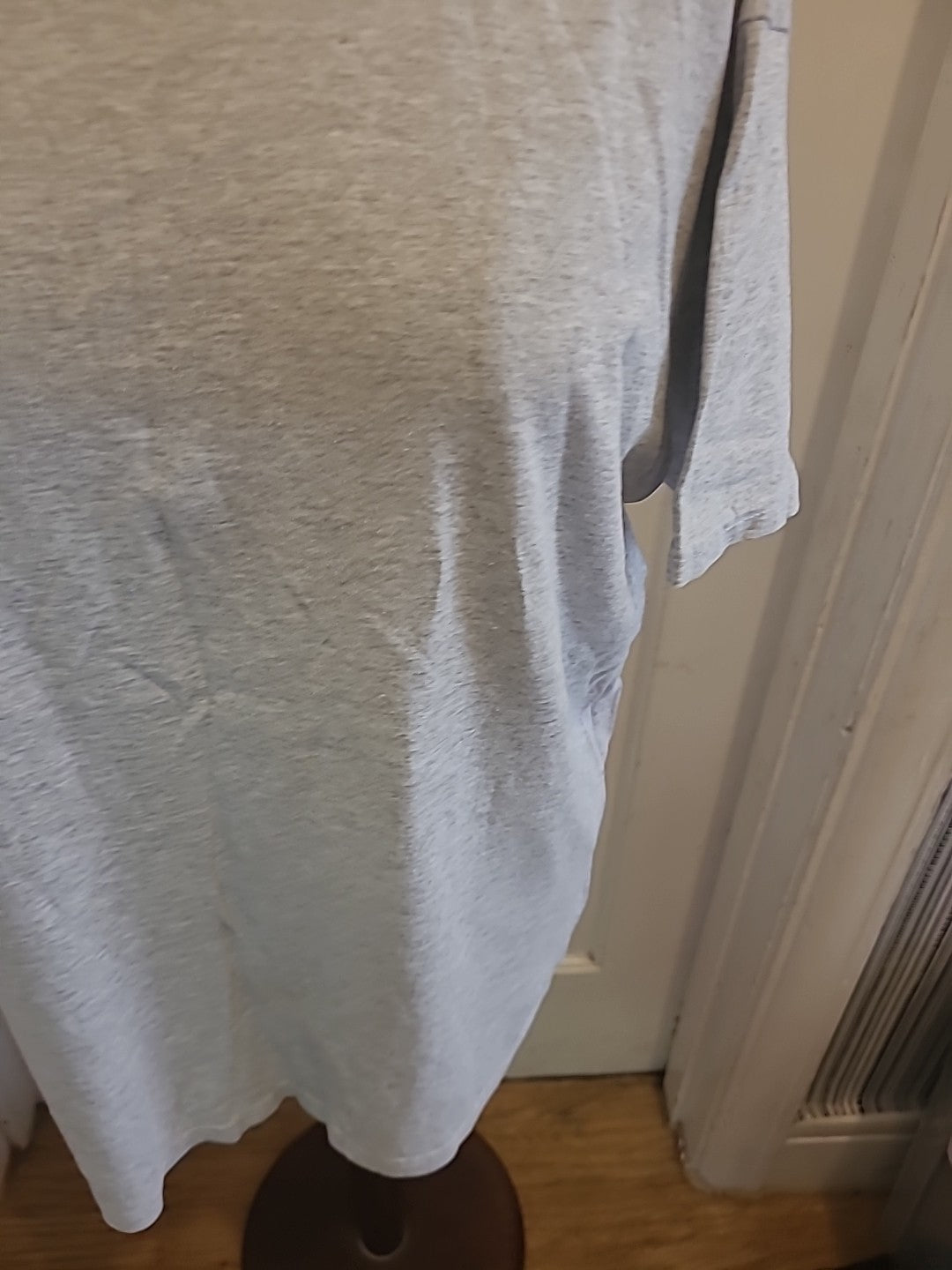 Mens Fruits Of The Loom Size XL Grey Short Sleeved Cotton Tshirt