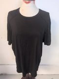 Ladies Tu Active Size Large Black Short Sleeve T-shirt