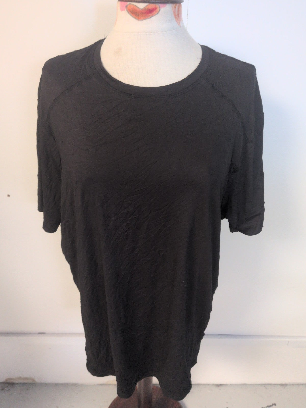 Ladies Tu Active Size Large Black Short Sleeve T-shirt