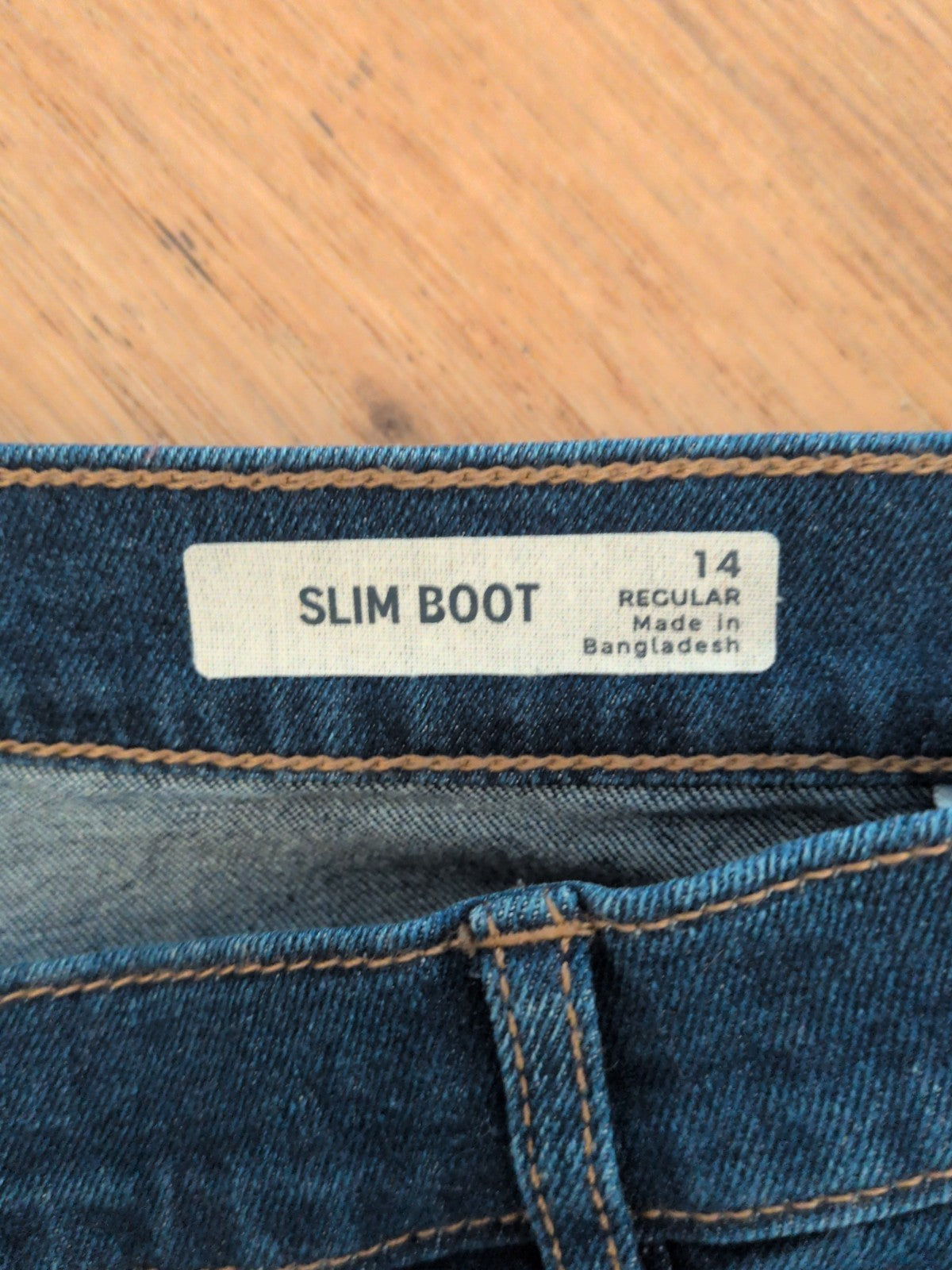 Ladies Marks And Spencer Size 14 Slim Boot Jeans