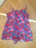 Primark 10 Purple/Pink Sleeveless Playsuit