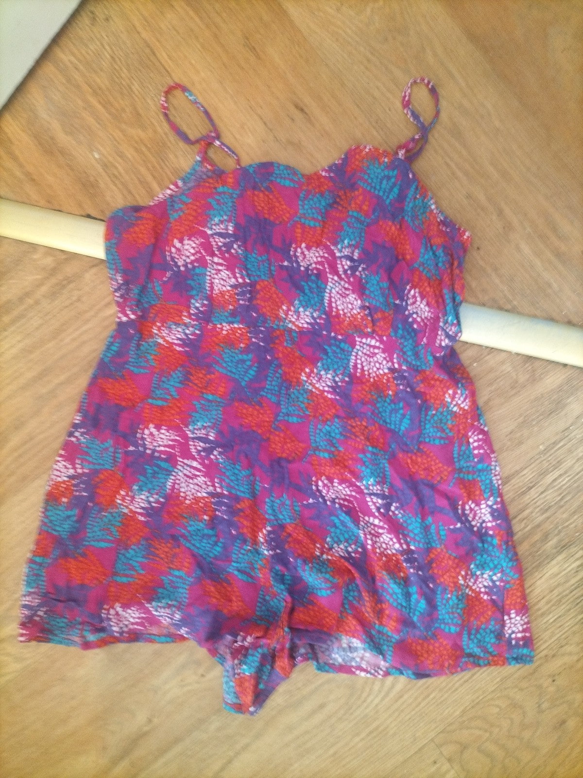 Primark 10 Purple/Pink Sleeveless Playsuit