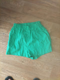 Ladies Shein Size XS Green Elasticated Shorts