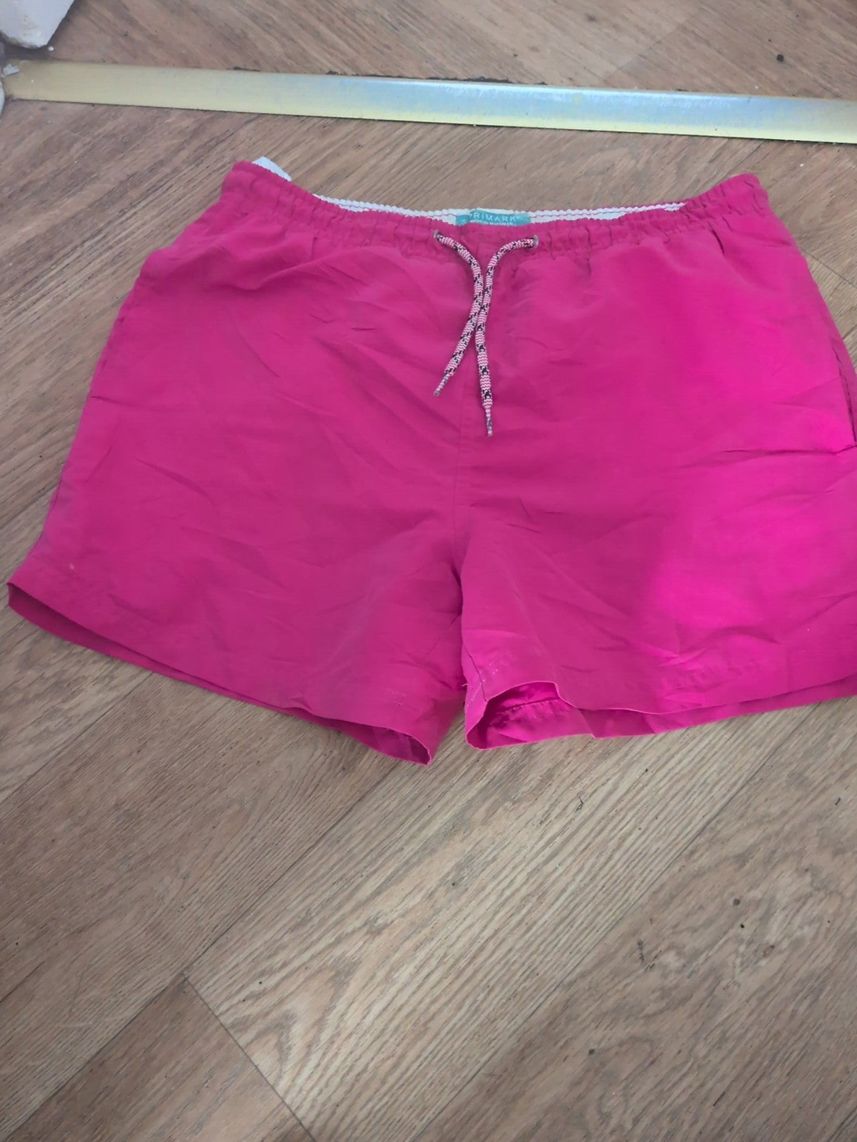 Primark Small Hot Pink Mesh Lined Swim Shorts