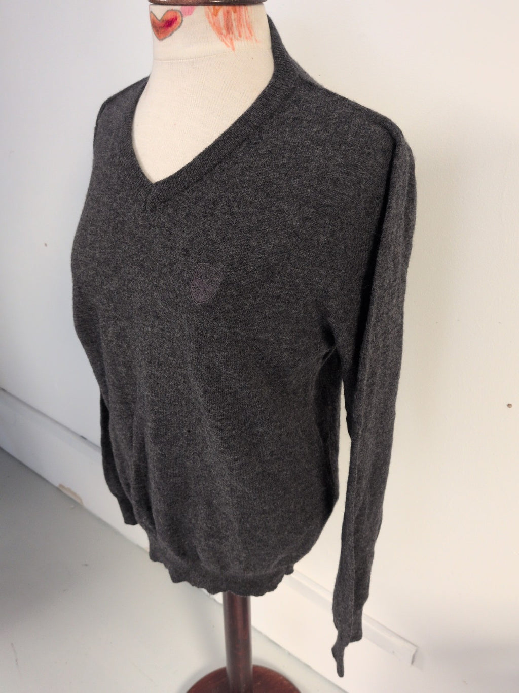 Quba&Co Medium Grey Long Sleeve Pullover Jumper