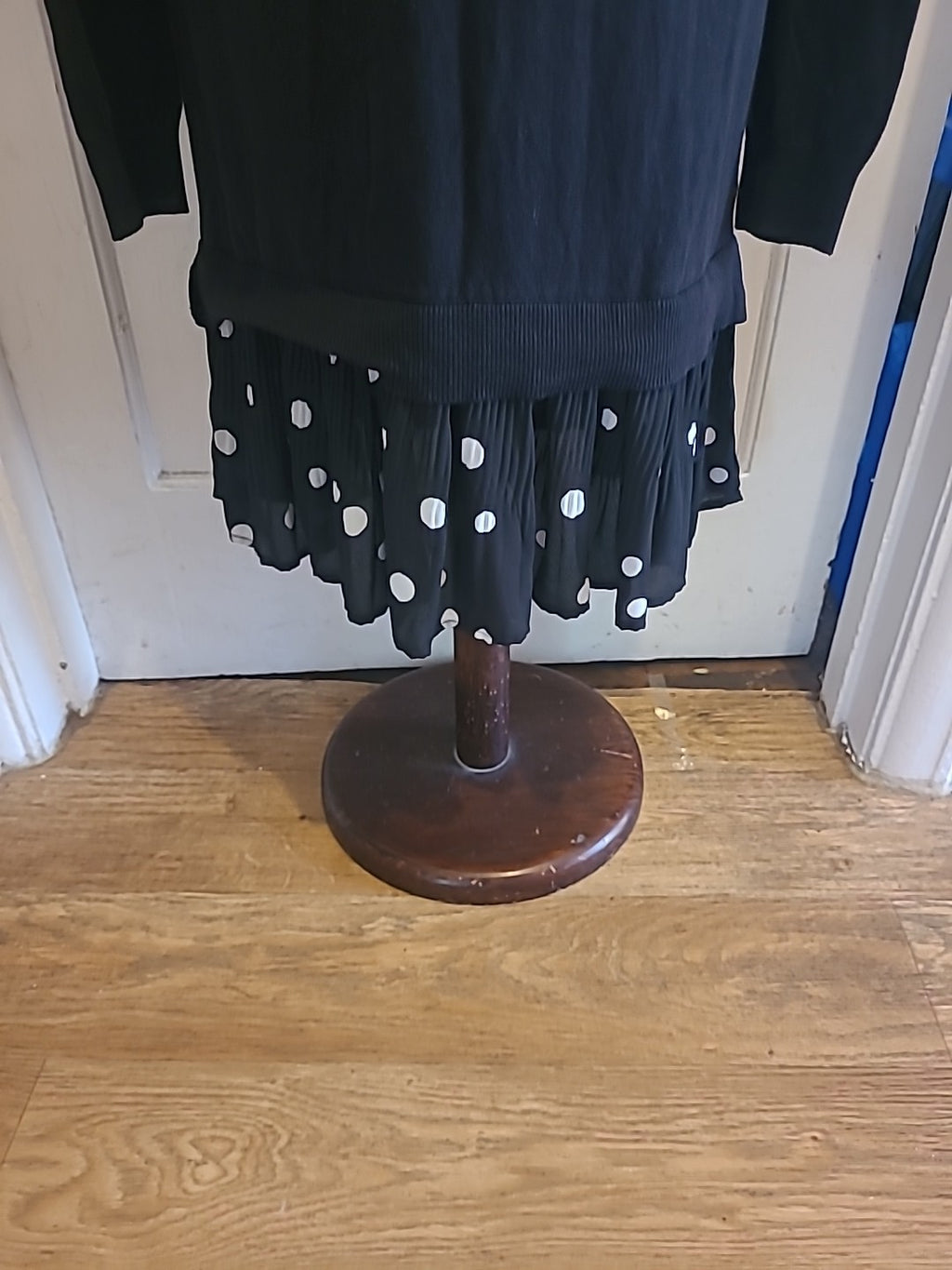 Ladies Next Size 10T Black Long Sleeved Dress