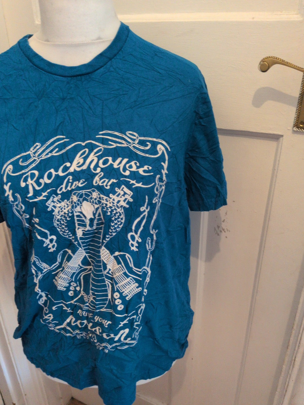 Jacamo Large Blue Print Short Sleeve T-shirt