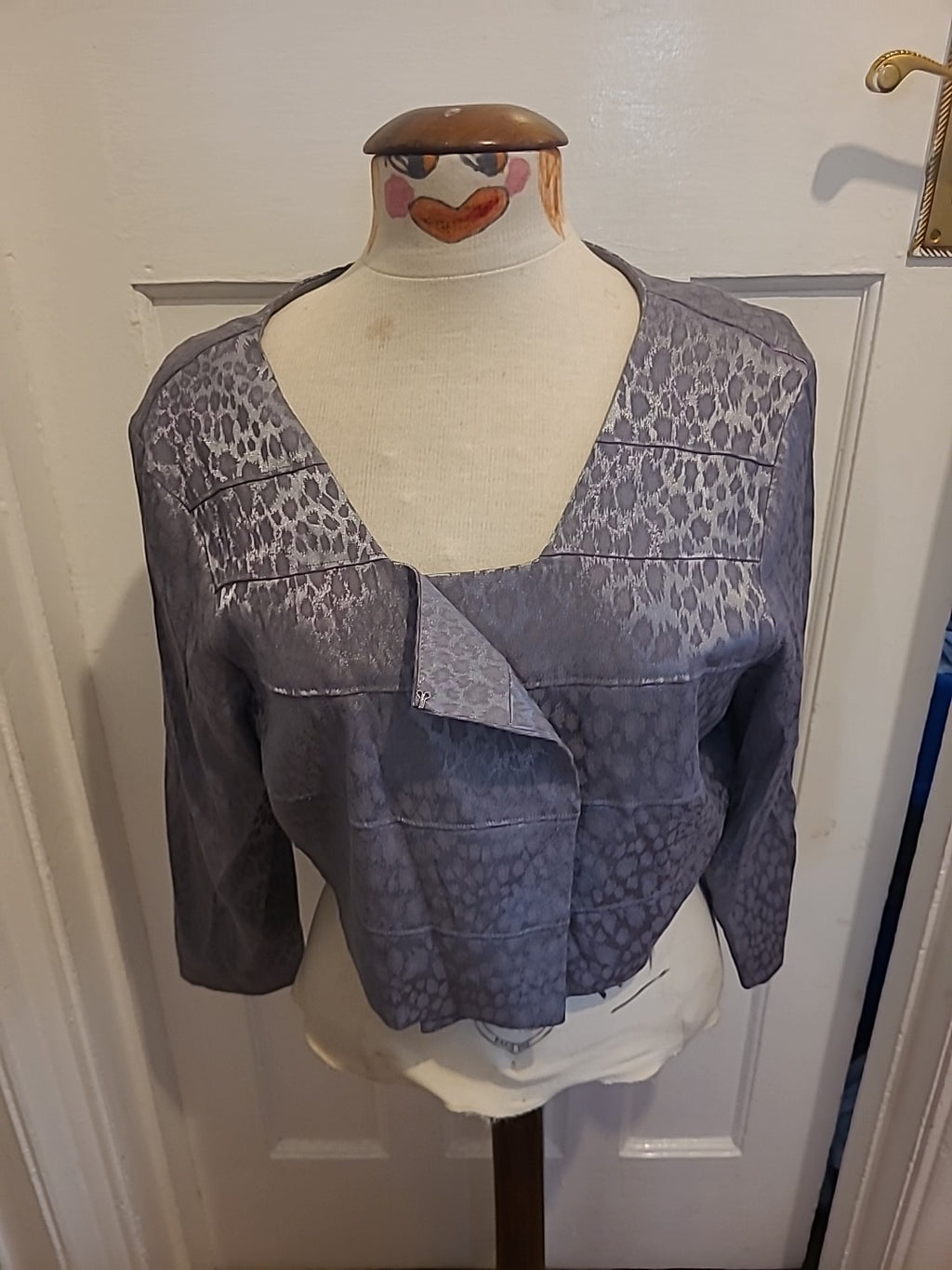 Brand New Ladies Gina Bacconi Size 20 Grey And Silver Cardigan RRP £74