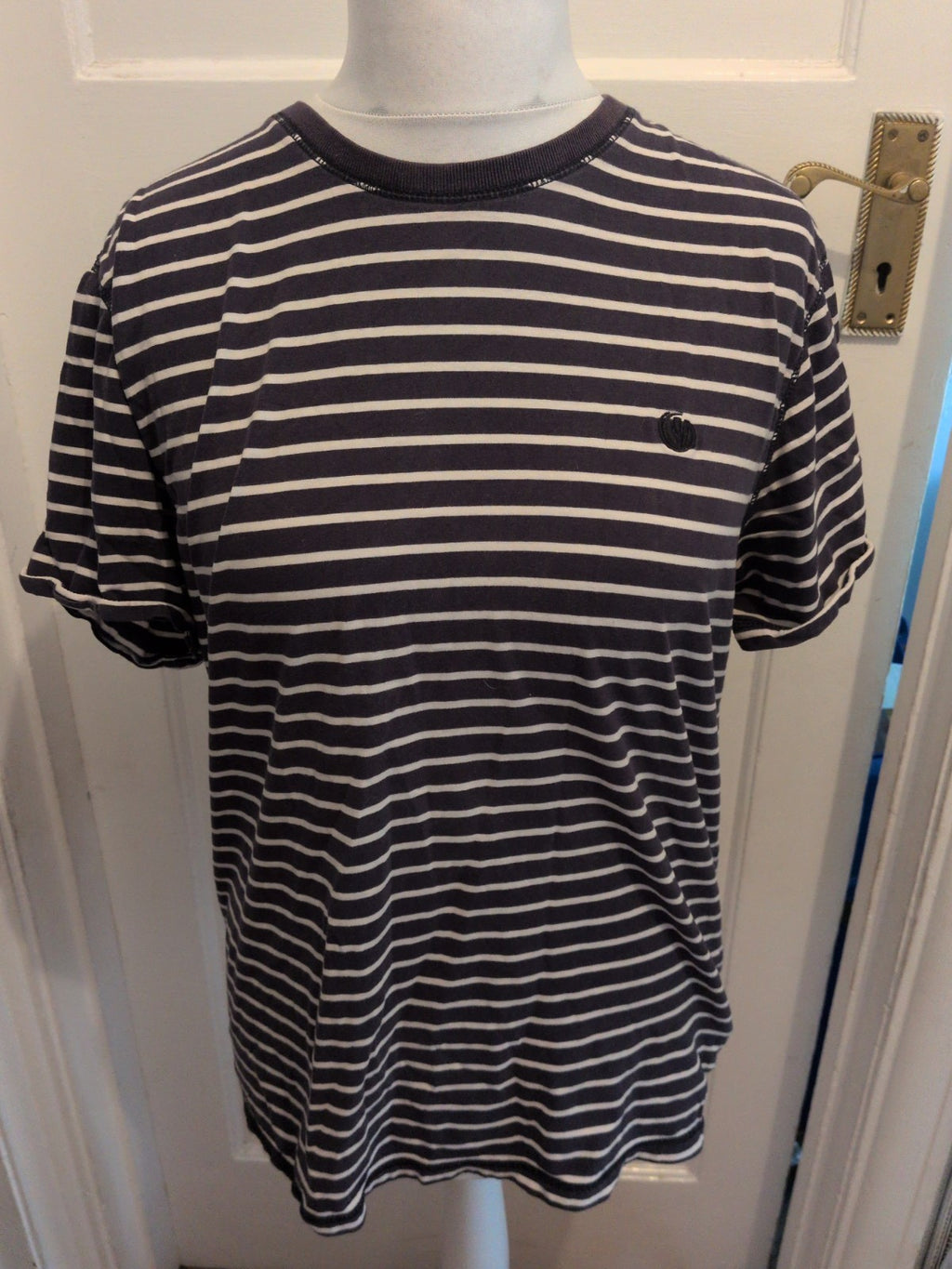 Fat face Medium Navy Stripe Short Sleeve T-shirt