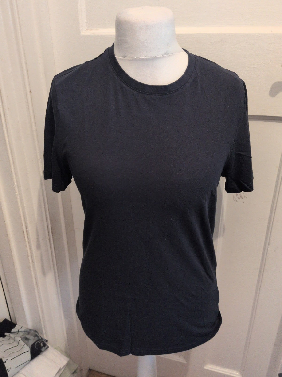 TU Man Small Reg Fit Navy Short Sleeve T-shirt Plain