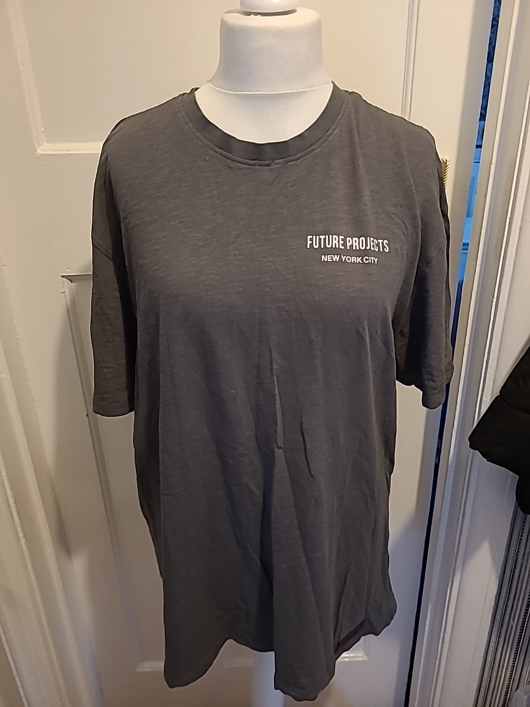 Mens Primark Size 2XL Grey Short Print Sleeved Tshirt