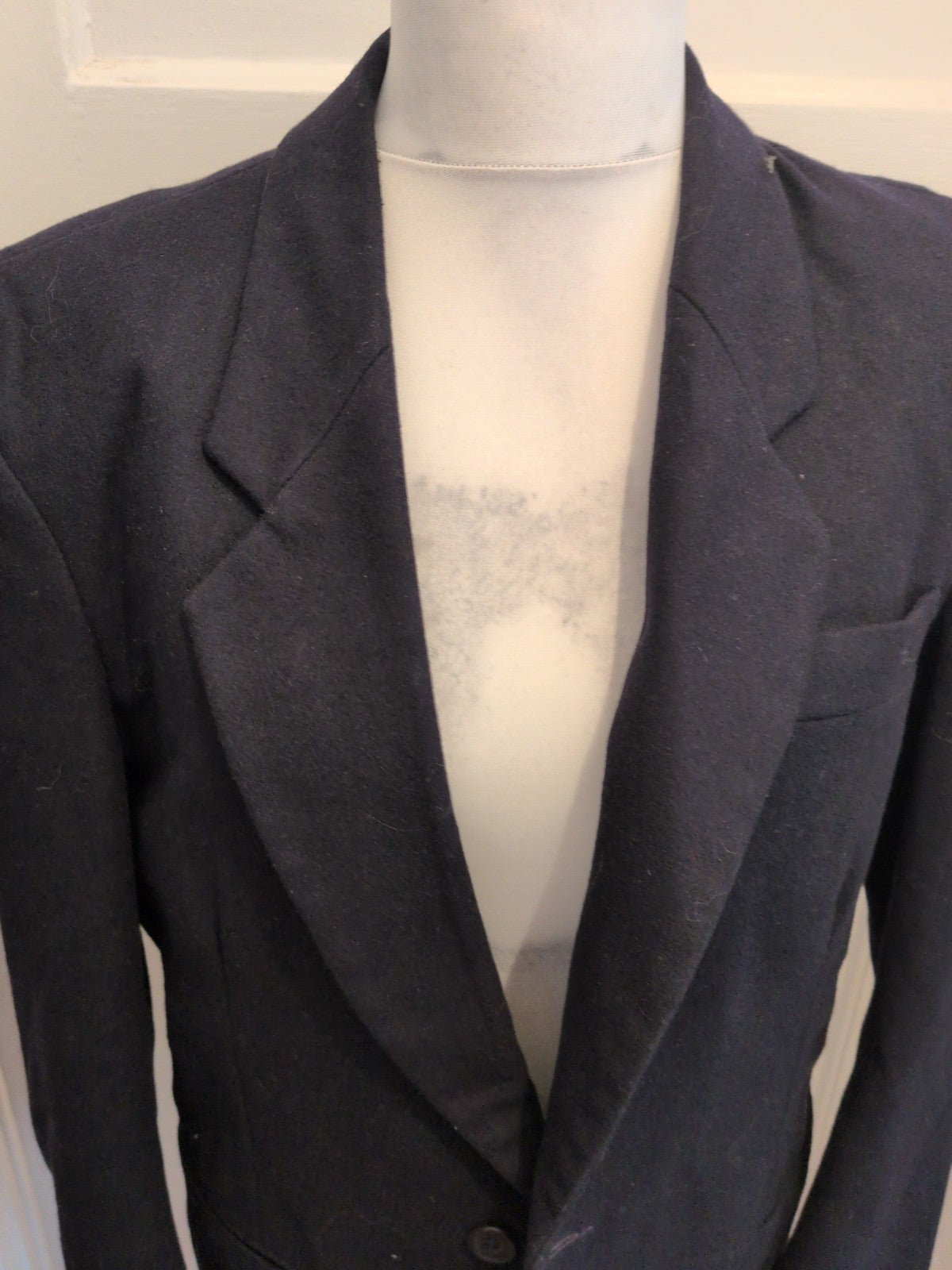 Privilege Medium Navy Lined Padded Blazer