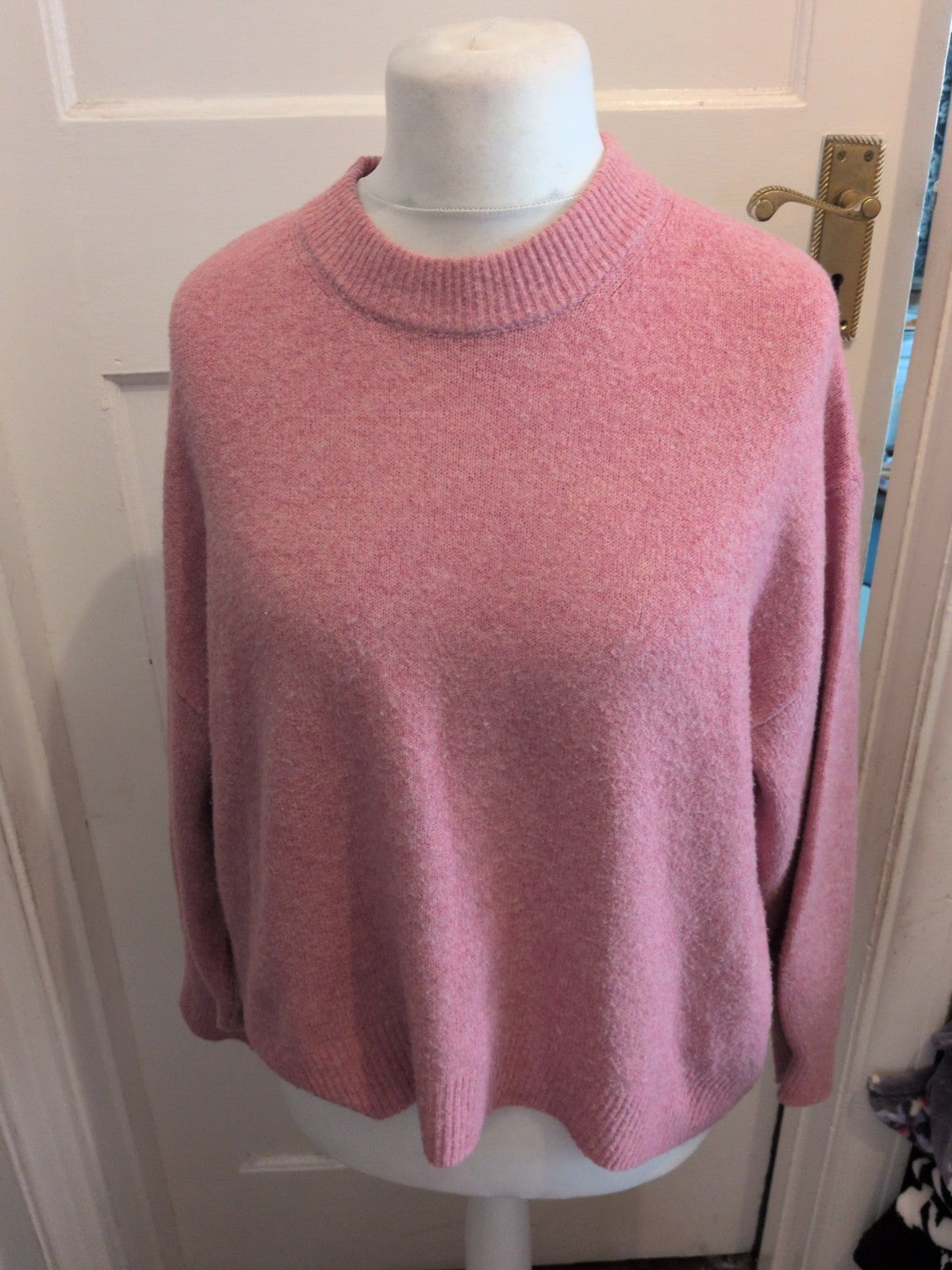 George Large Super Soft Touch Pink Pullover Jumper
