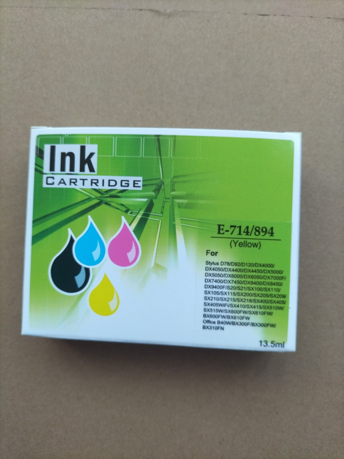 Yellow Ink Cartridge Compatible with Epson BX3450 CX4300 D120 SX210 SX215 SX415