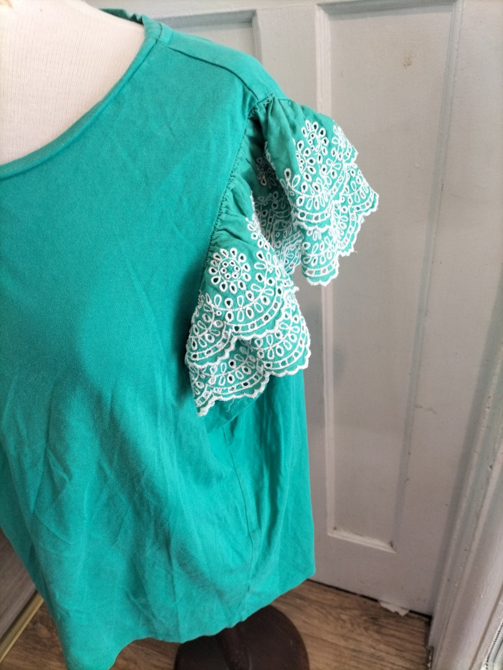 Ladies George Size 18 Green Short Sleeved Tshirt