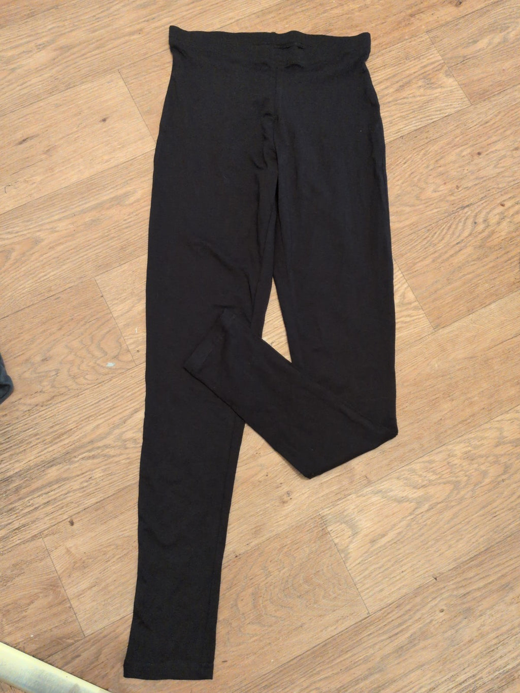 George 12-14 Medium Black Capri Leggings