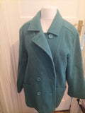 Zarina 16 Green Lined Pure Wool Blazer