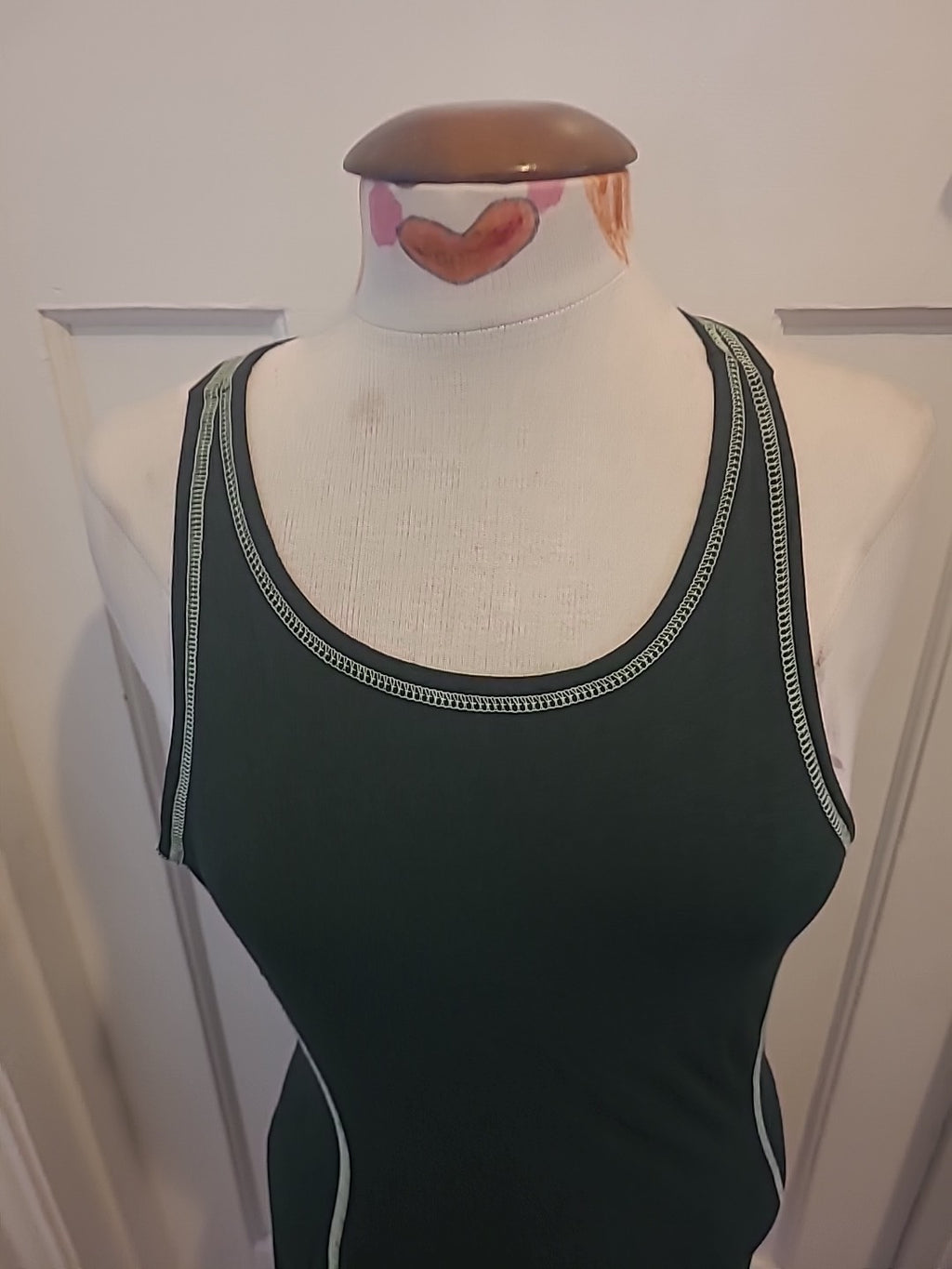 Bamboo Clothing Size 12 Dark Green Sleeveless Dress