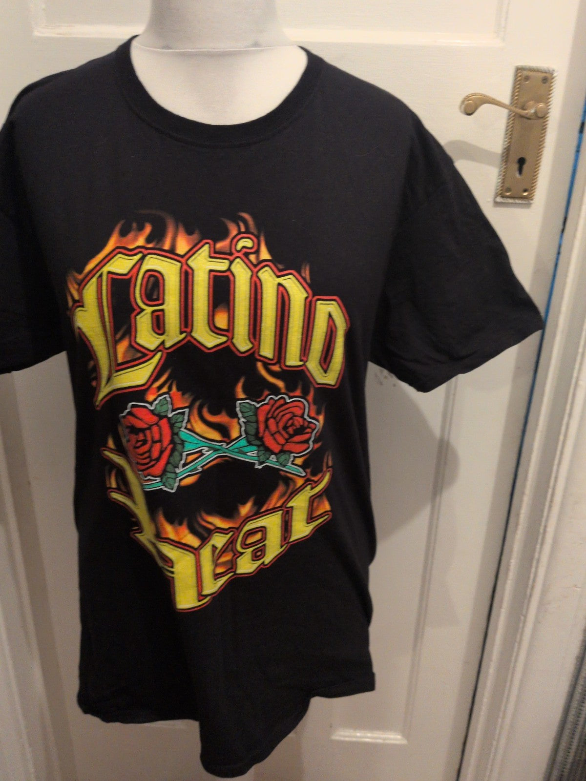 WWE Large Black With Print Short Sleeve T-shirt