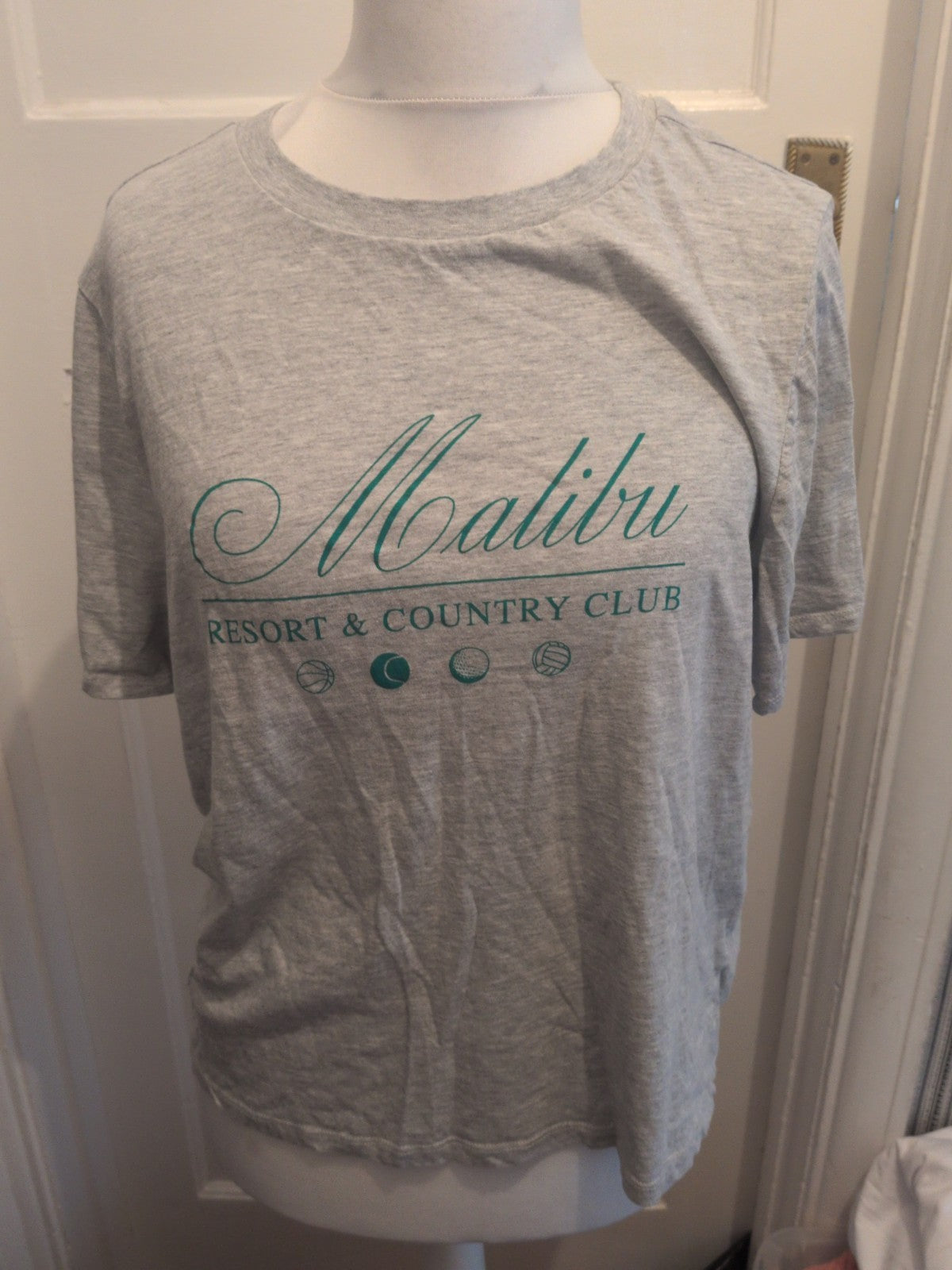 Primark XL Grey Malibu Short Sleeve T-shirt