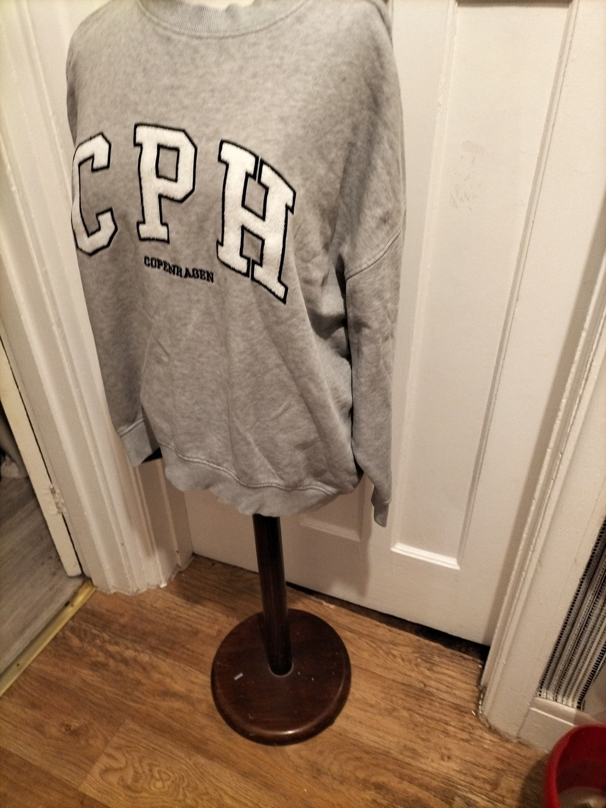 Mens Next Size Large Grey Pullover Jumper (Mark On Front)
