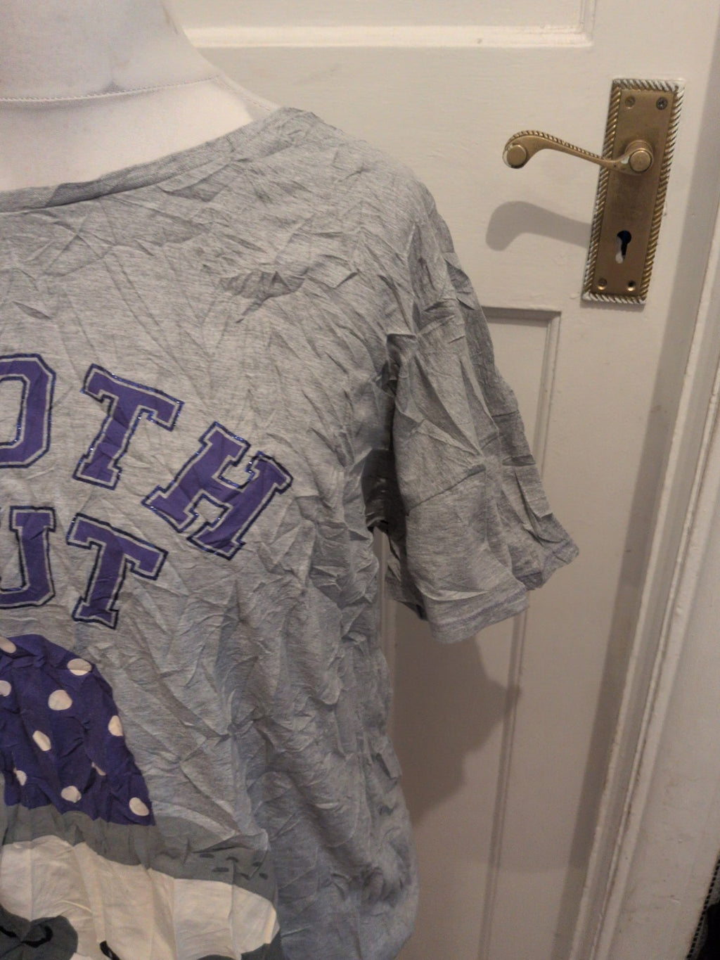 Harry Bear XL Grey Print Short Sleeve T-shirt