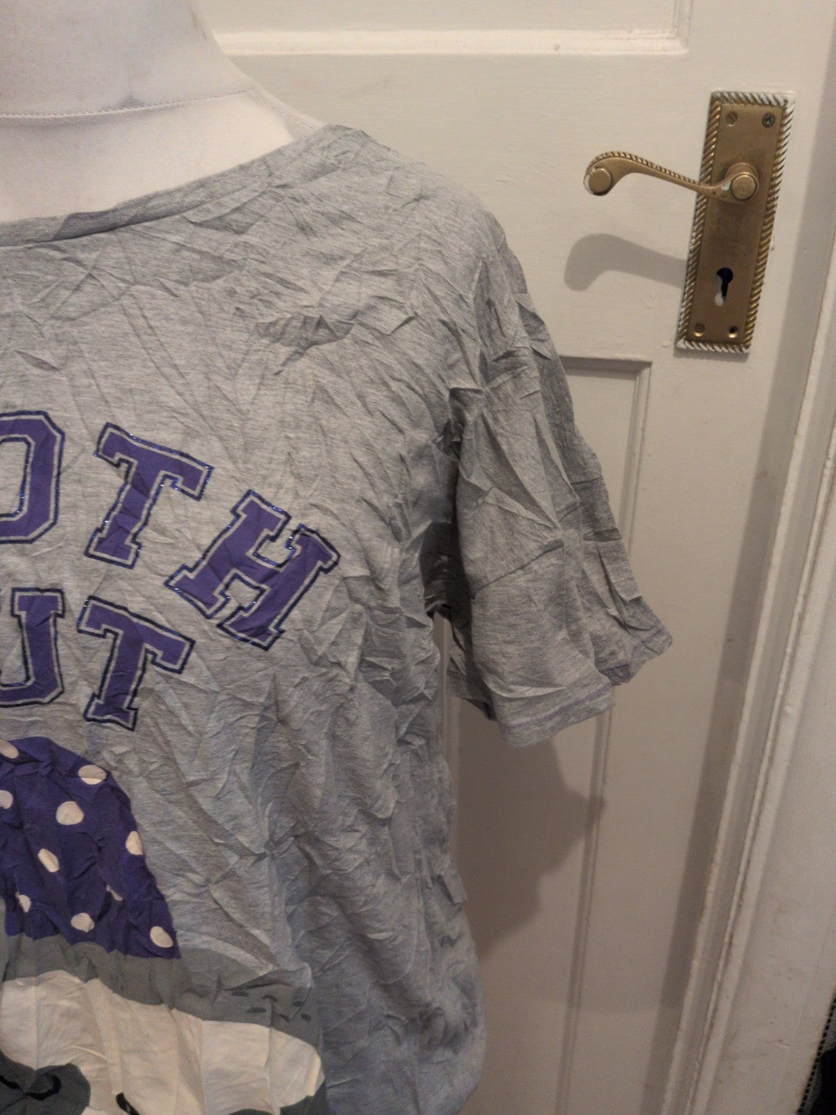 Harry Bear XL Grey Print Short Sleeve T-shirt