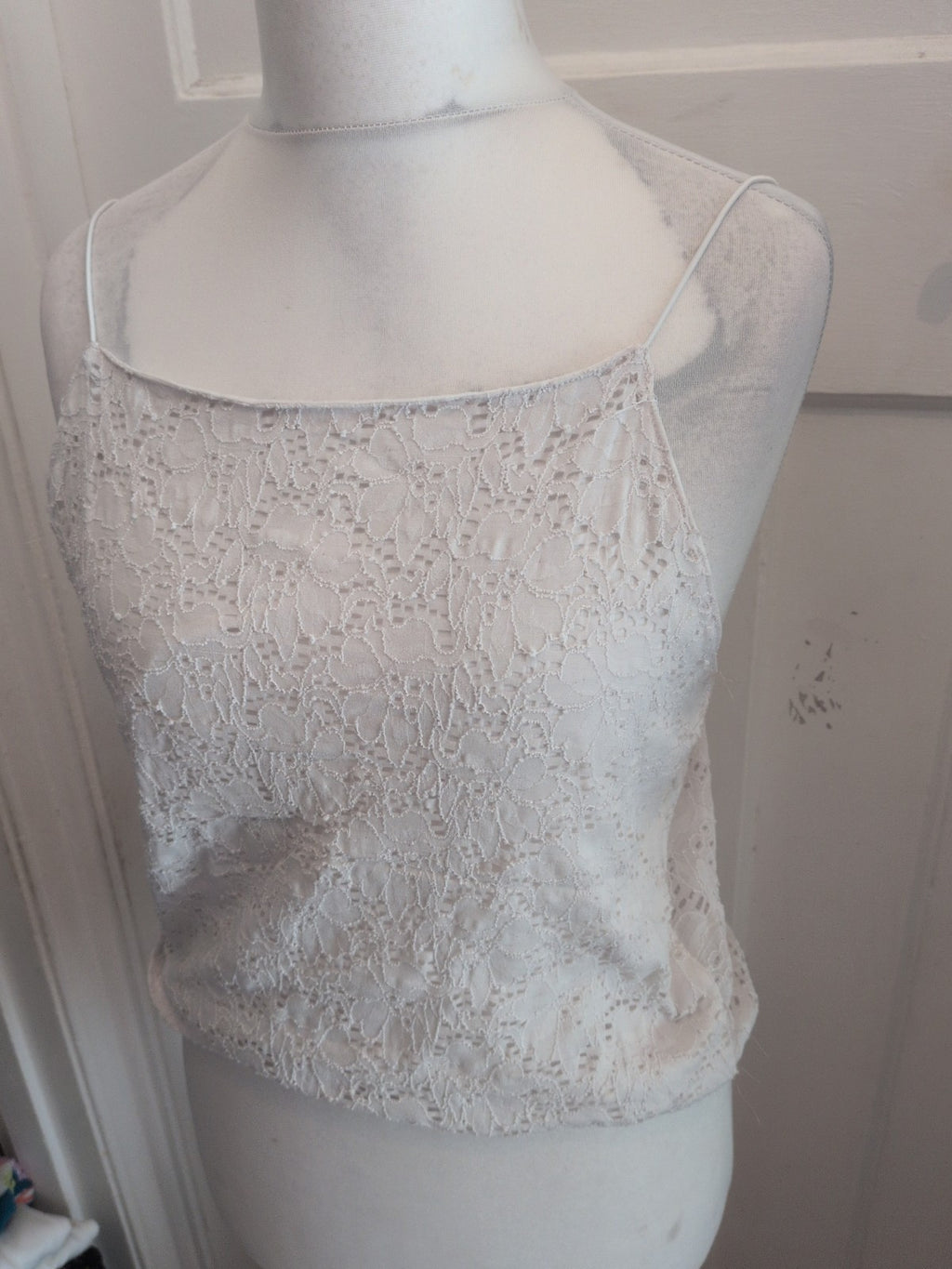 Primark Large 14-16 White Sleeveless Top