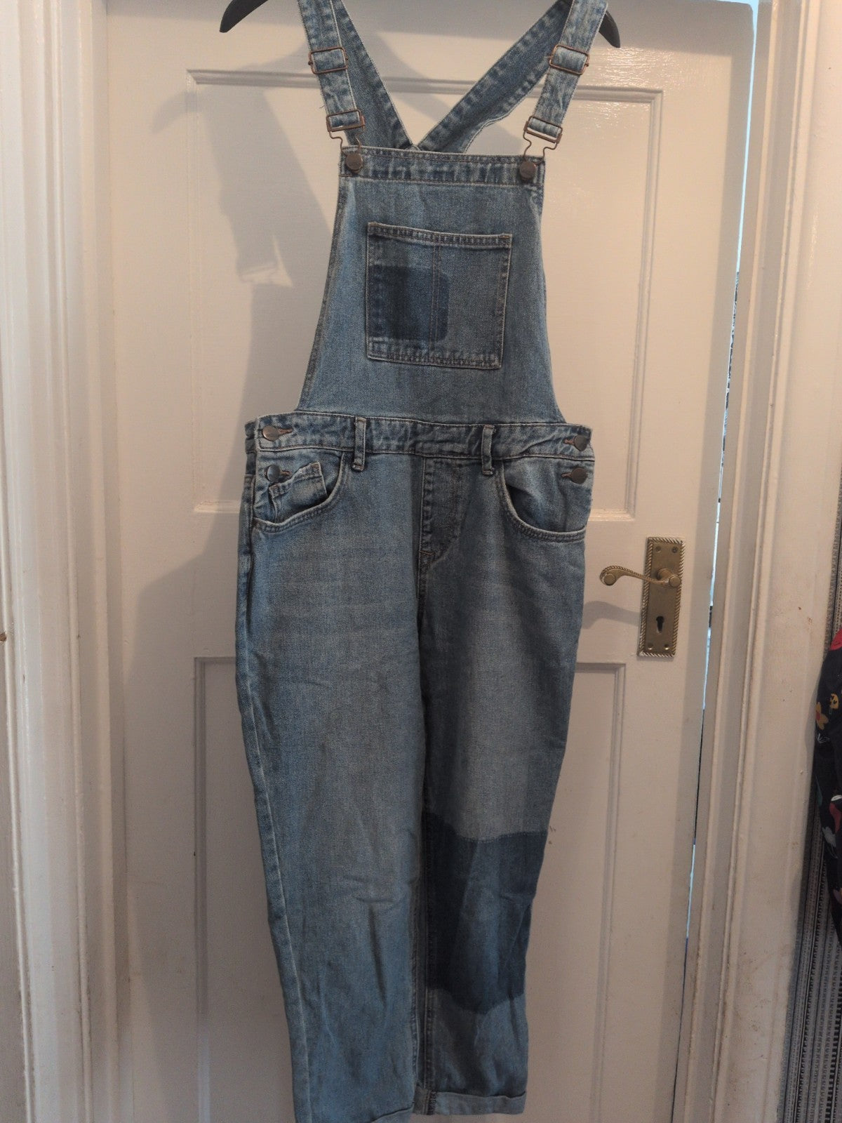 Ladies New Look Size 10 Denim Sleeveless Dungaree