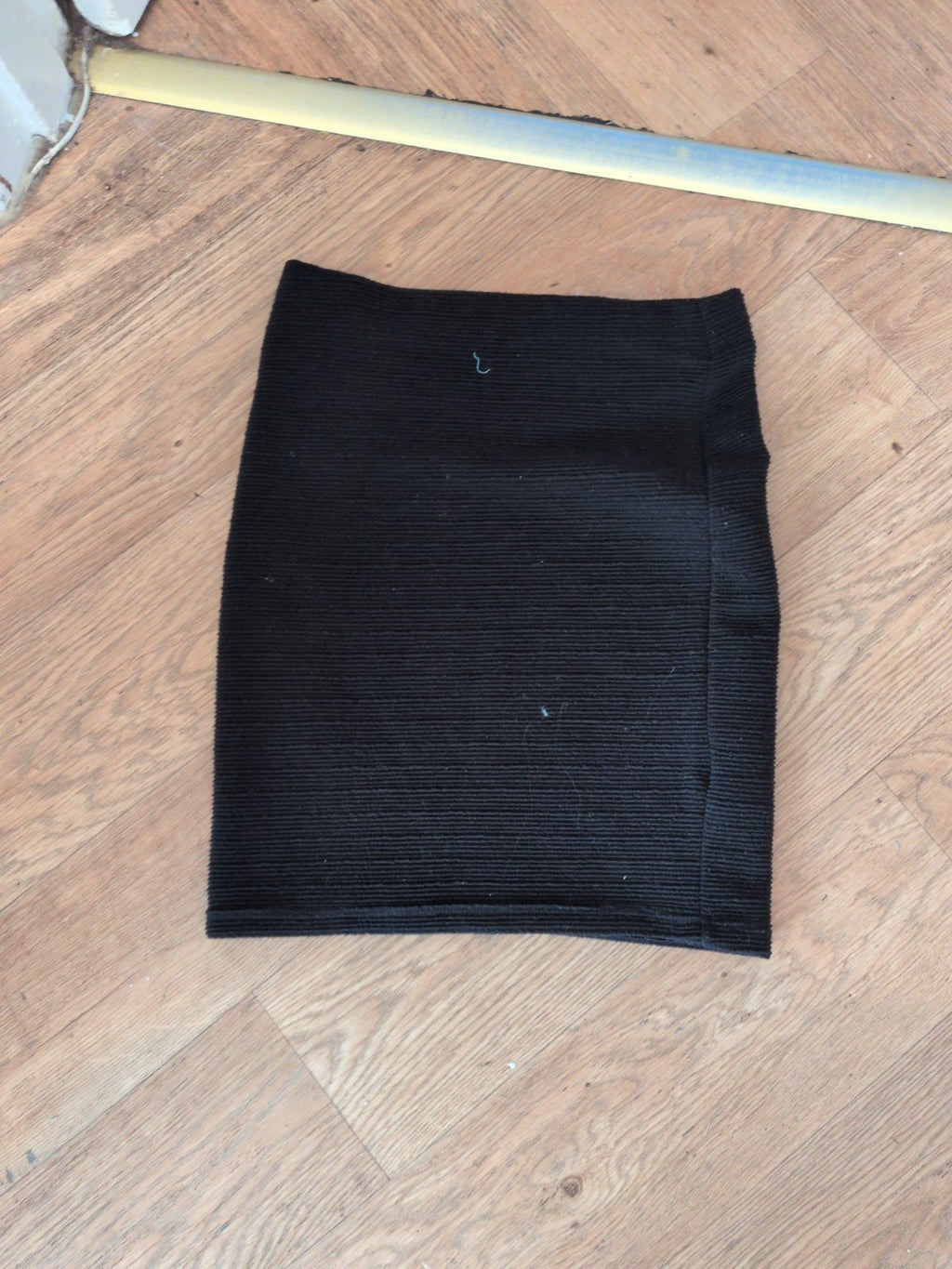 New Look 8 Black Knee Length Skirt Stretch