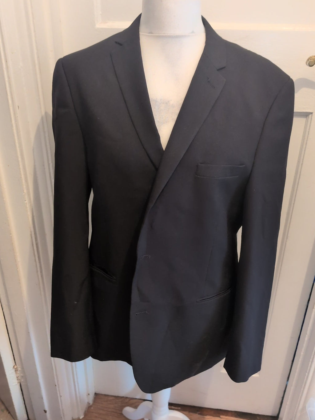Taylor&Cutter 44R Black Suit Jacket