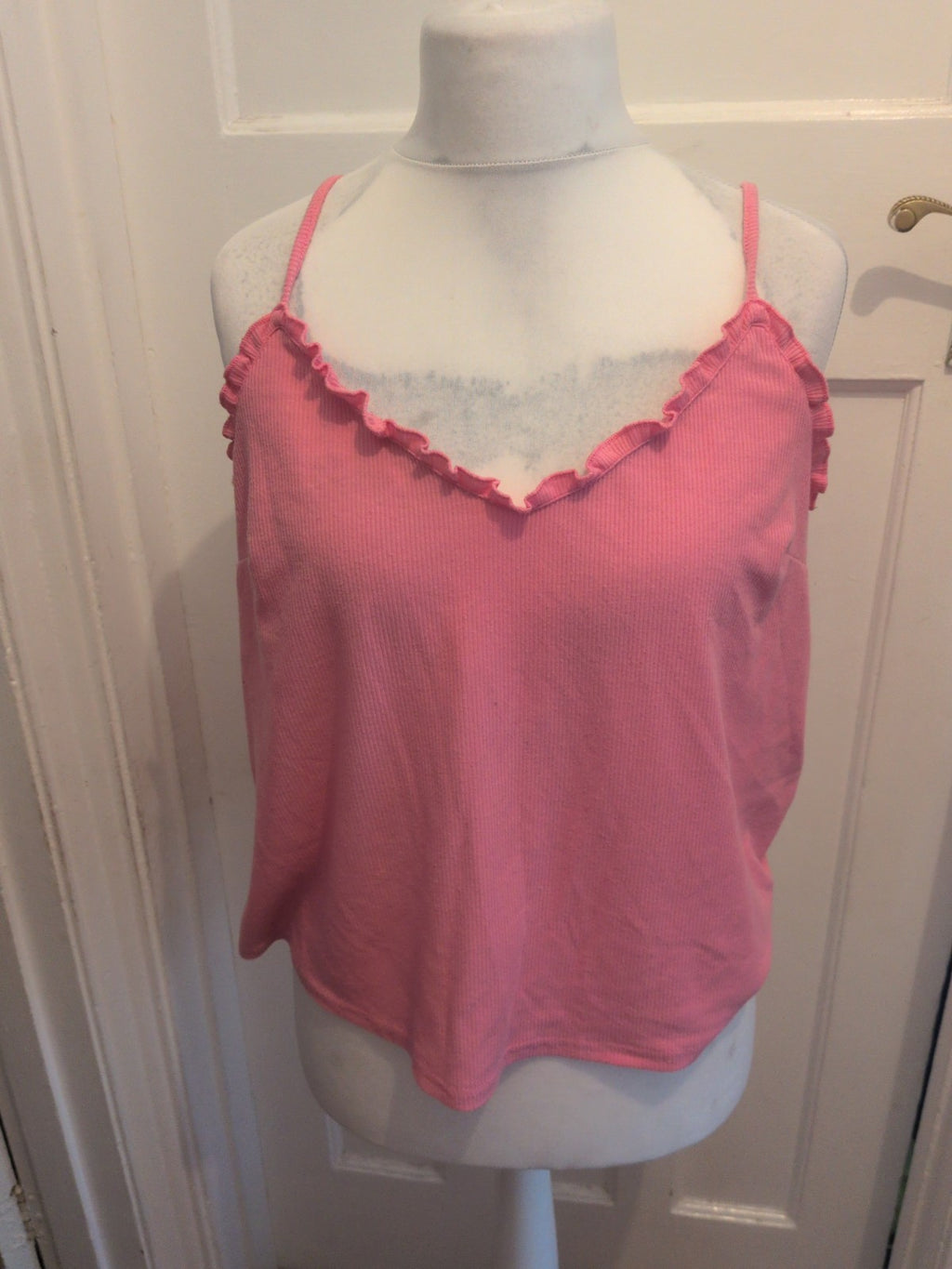 New Look Large Pink Sleeveless Pyjama Top