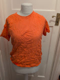 Primark Medium Coral Ladies T-shirt Short Sleeve