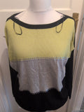 Wallis Medium Lime/Black/Grey Pullover Jumper