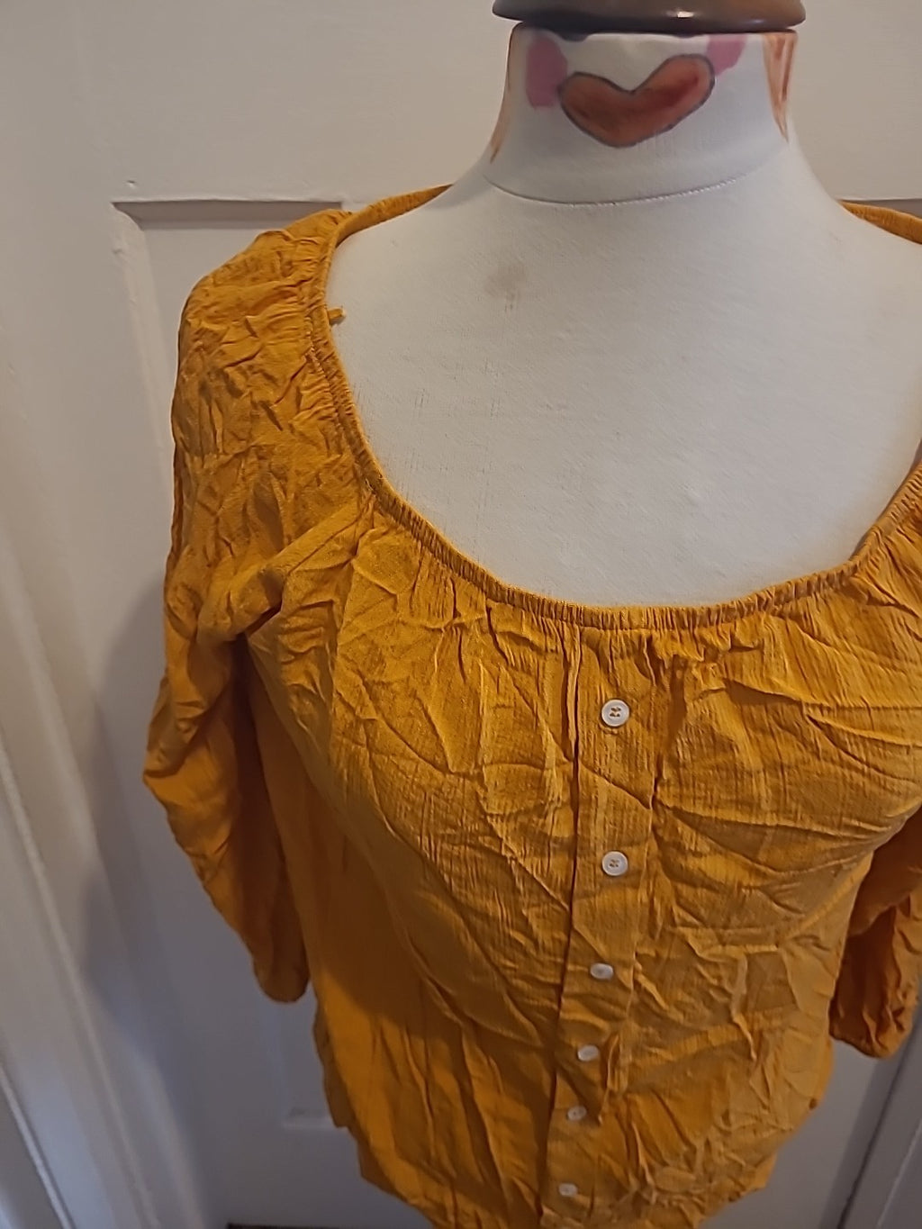 Ladies Select Size 12 Orange Long Sleeved Tshirt