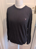 Gant Medium Black Long Sleeve Pullover Jumper