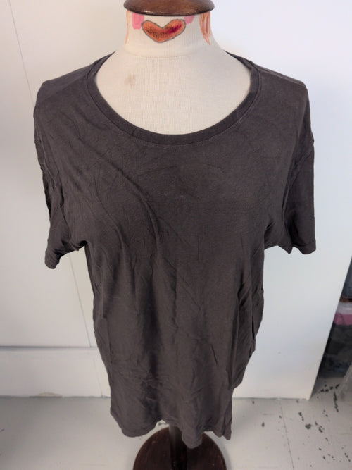 Alphar One Large Charcoal Short Sleeve T-shirt