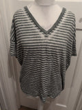 ASOS 12 Green And White Stripe Short Sleeve T-shirt