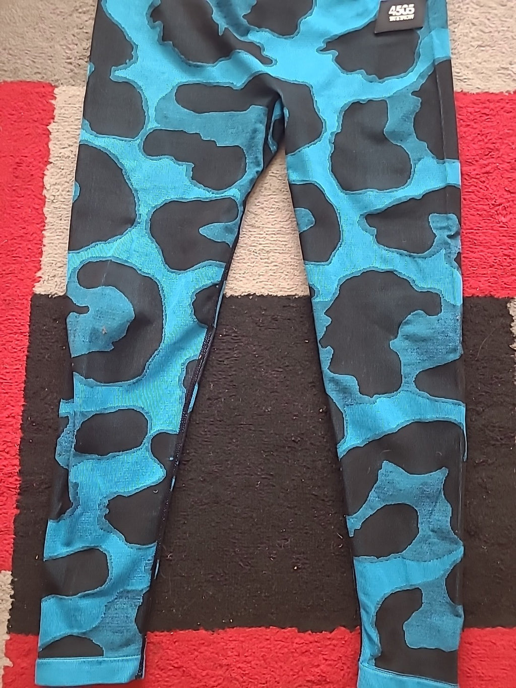 Ladies Ski&Snow Size Medium Blue Black Leggings