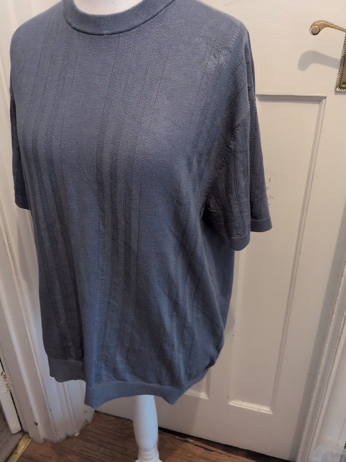 Next Signature XL Blue Lencel Short Sleeve Jumper Pullover