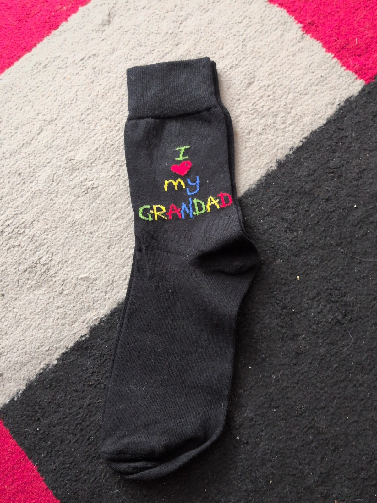I Love My Grandad Socks