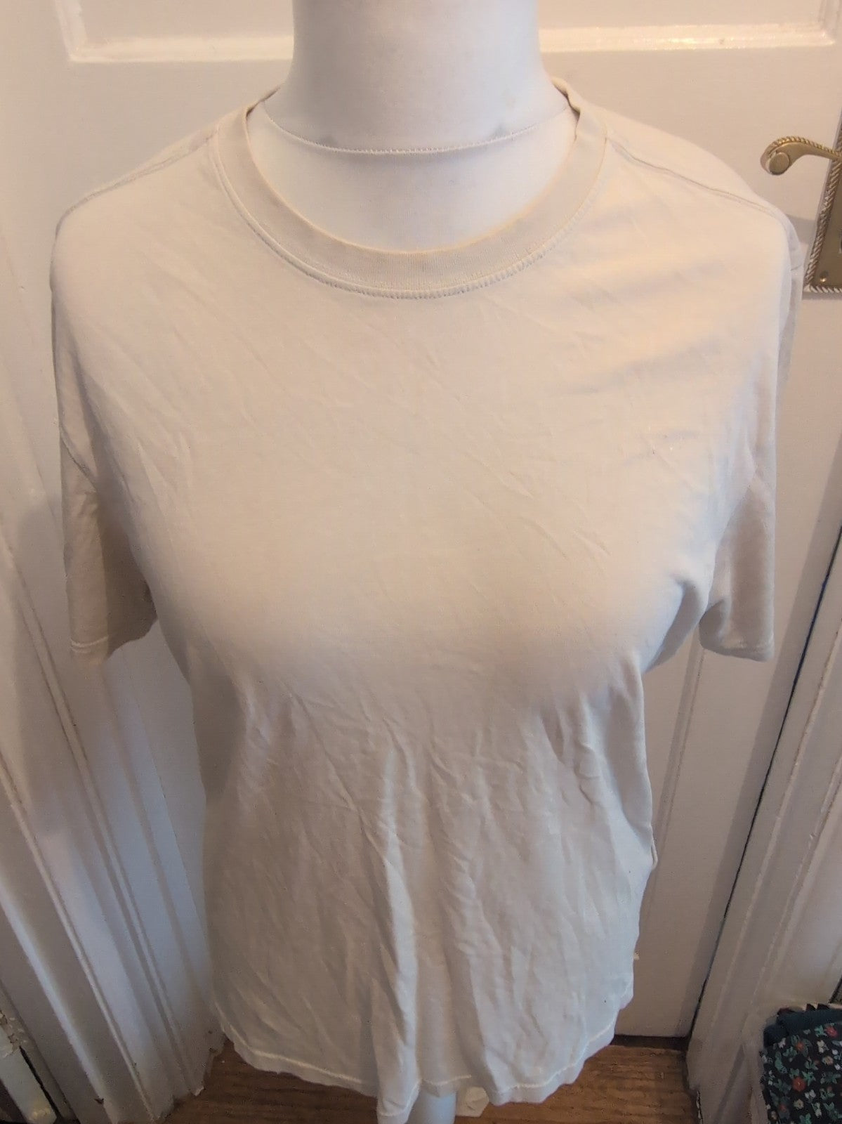 The North Face Medium Beige Rear Print Short Sleeve T-shirt