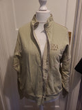 Mens Prettylittlething Size Small Pale Khaki Zipped Hoodie