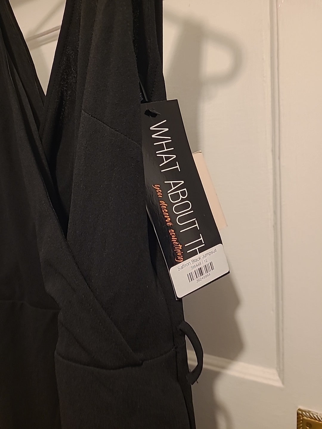 Brand New With Tags Ladies Girl In Mind Size 12 Black Jumpsuit