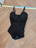 Marks And Spencer 34F Black Padded And Wired Bodysuit