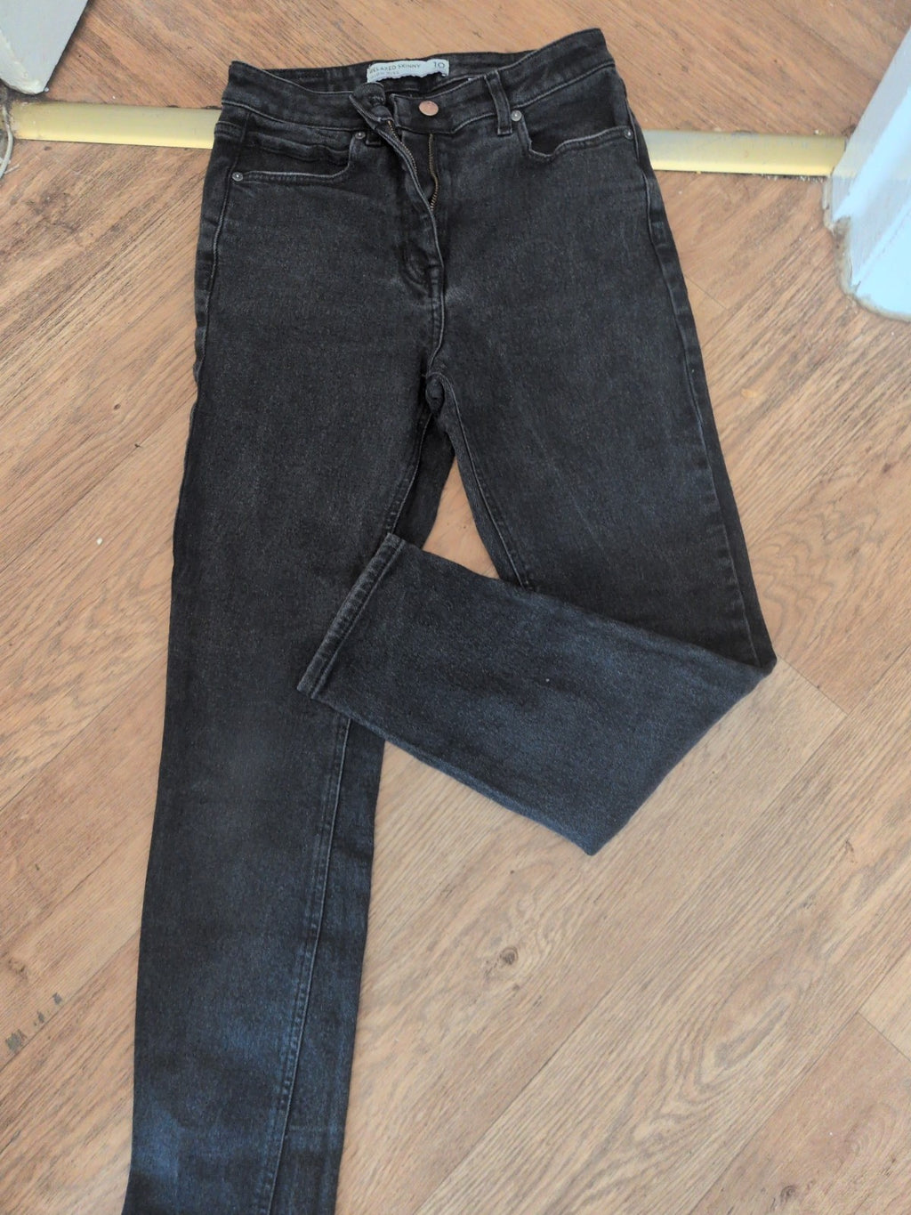 Ladies Next Size 10R Relaxed Skinny High Rise Jeans